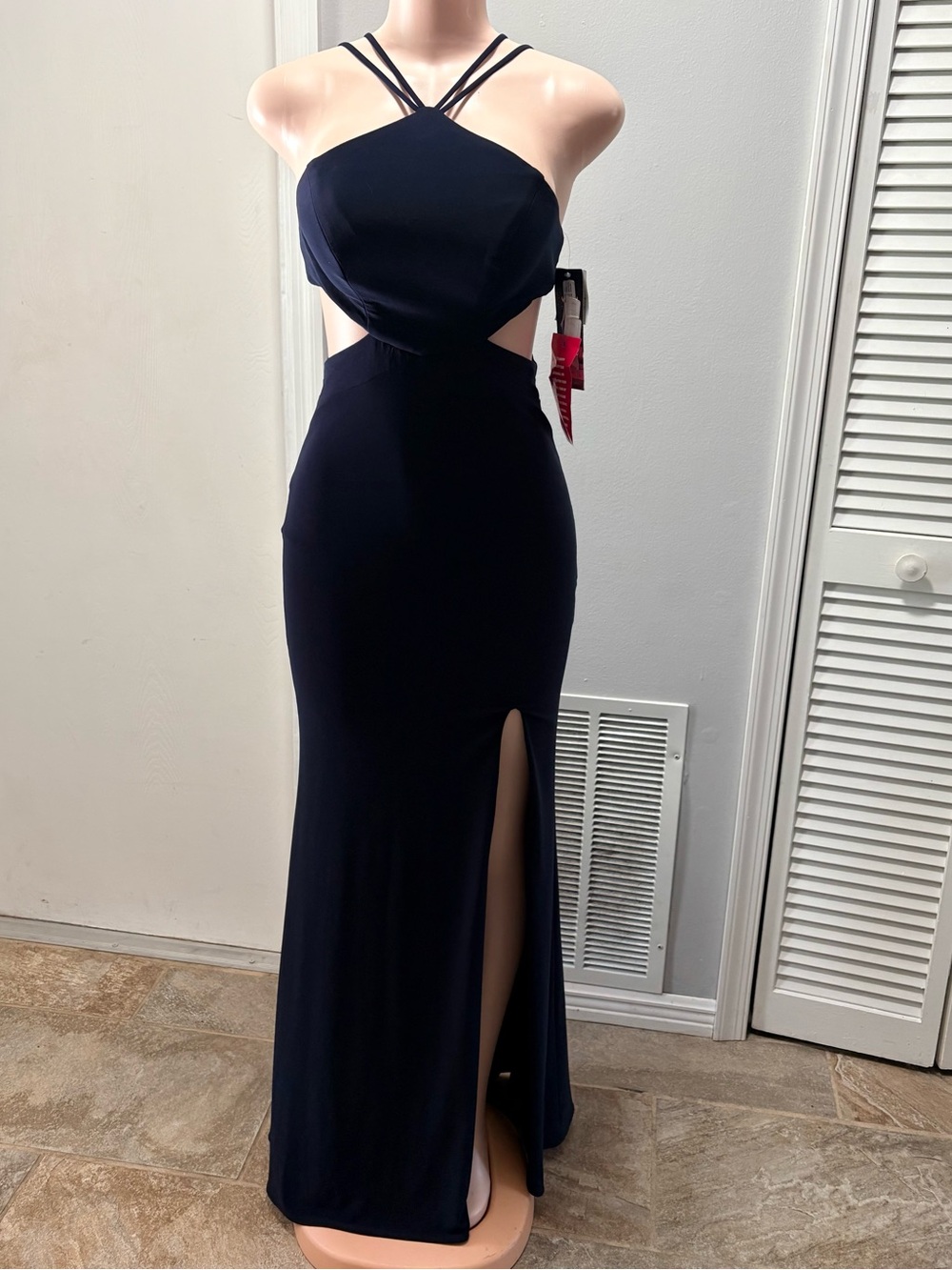 NWT Blonde Nites by Stacy Sklar Blue Formal Dress Juniors Size 3